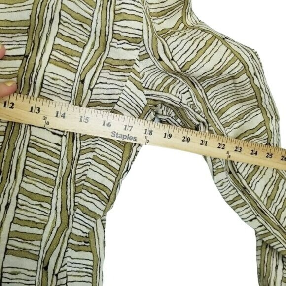 Pia Rucci vintage 80s? Blazer jacket womens Medium linen‎ blend Mark's on cuff - Picture 7 of 13